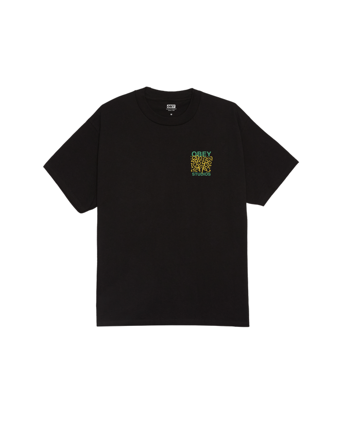 obey grown with love classic t-shirt black - alternate view