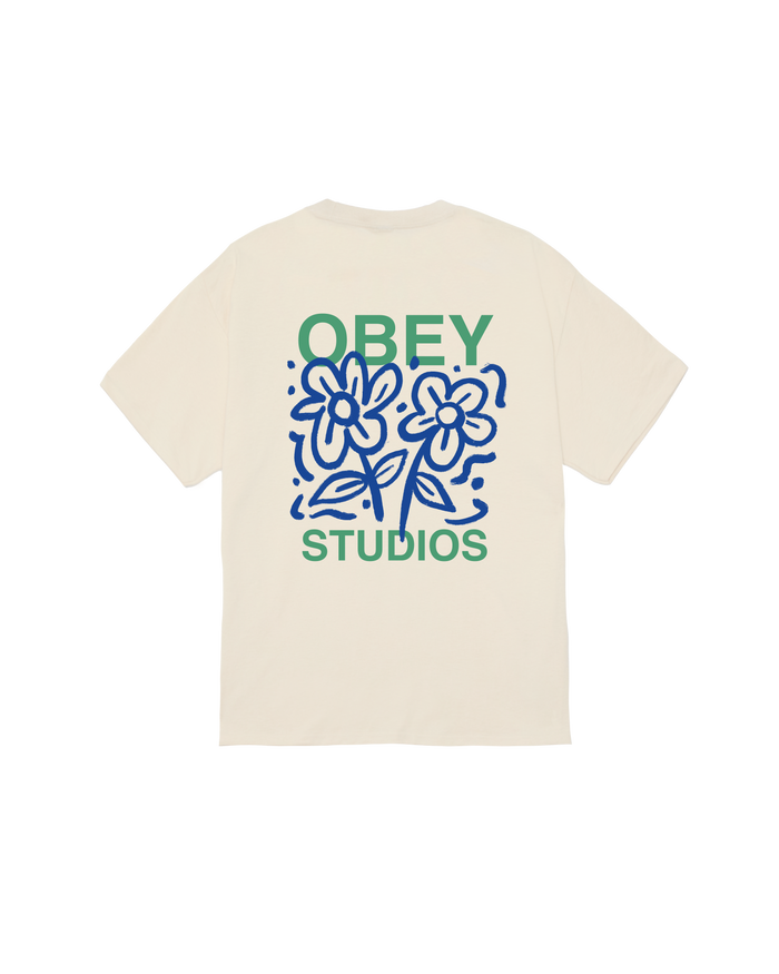 obey grown with love classic t-shirt cream
