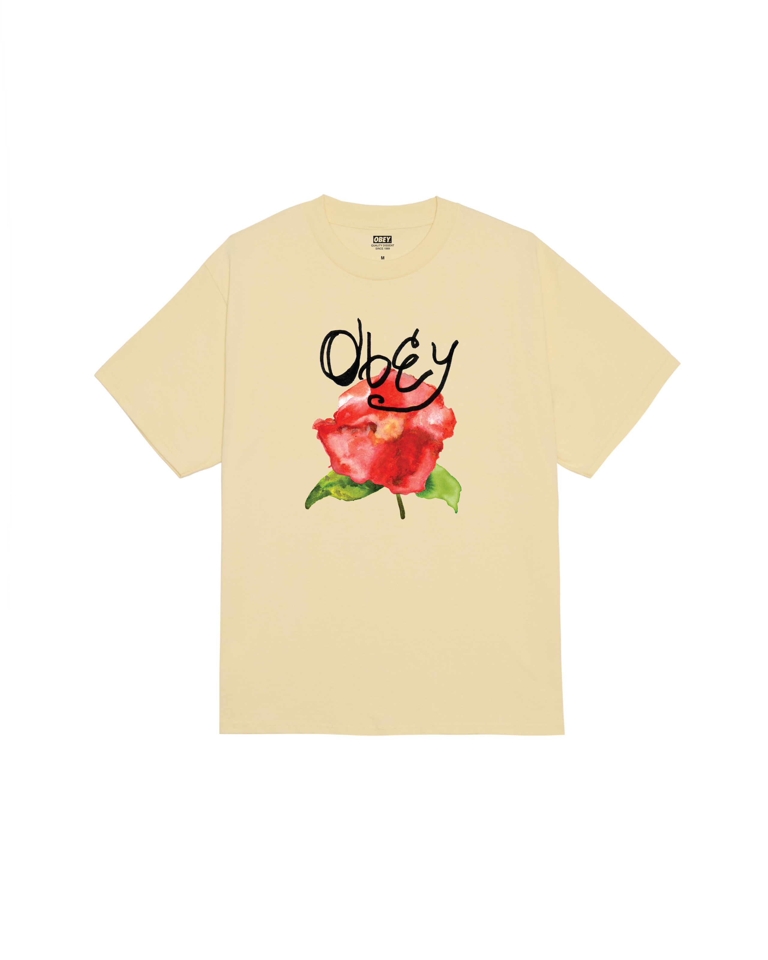 WATERCOLOR POPPY CLASSIC T-SHIRT (zoomed)