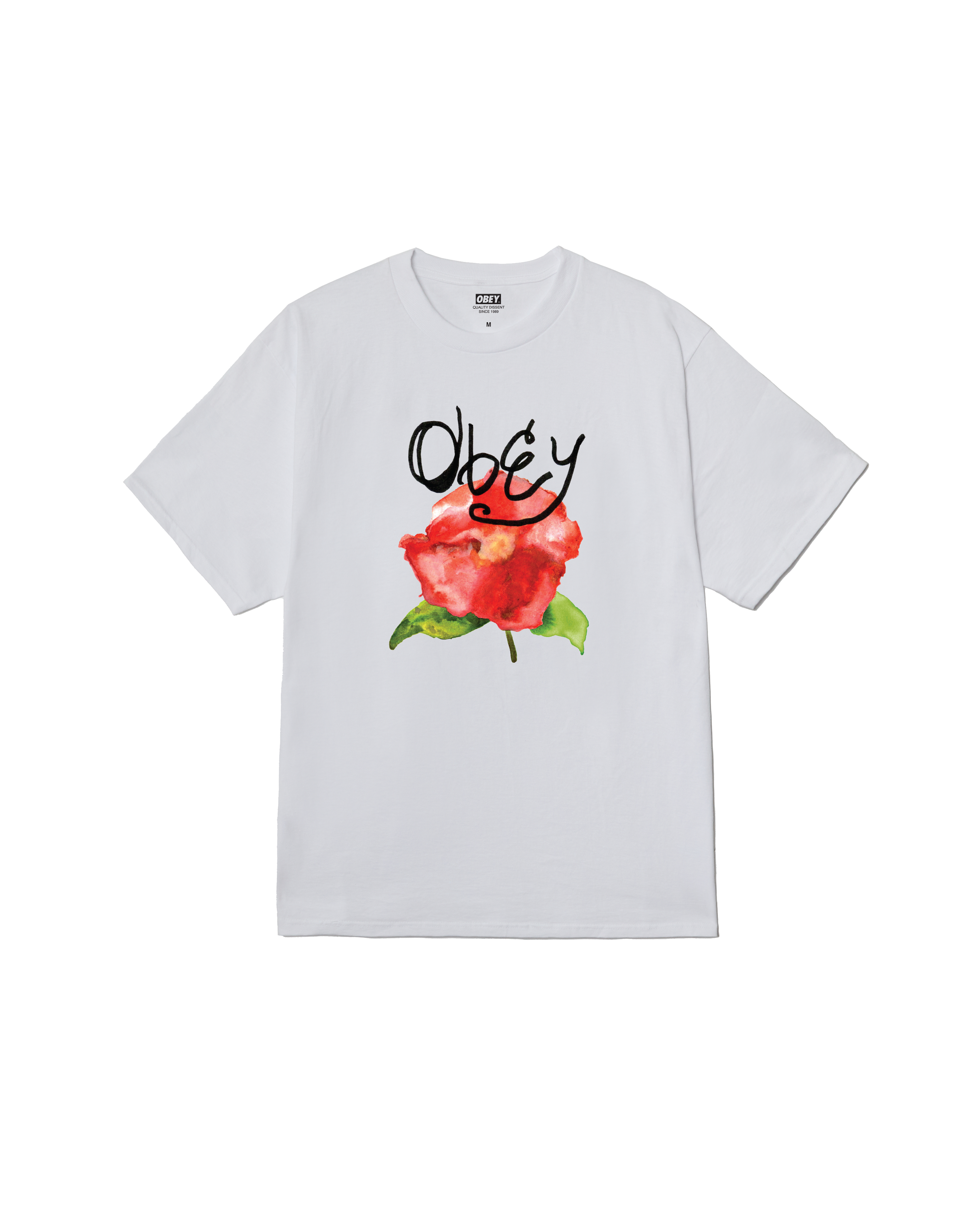 WATERCOLOR POPPY CLASSIC T-SHIRT – OBEY CLOTHING