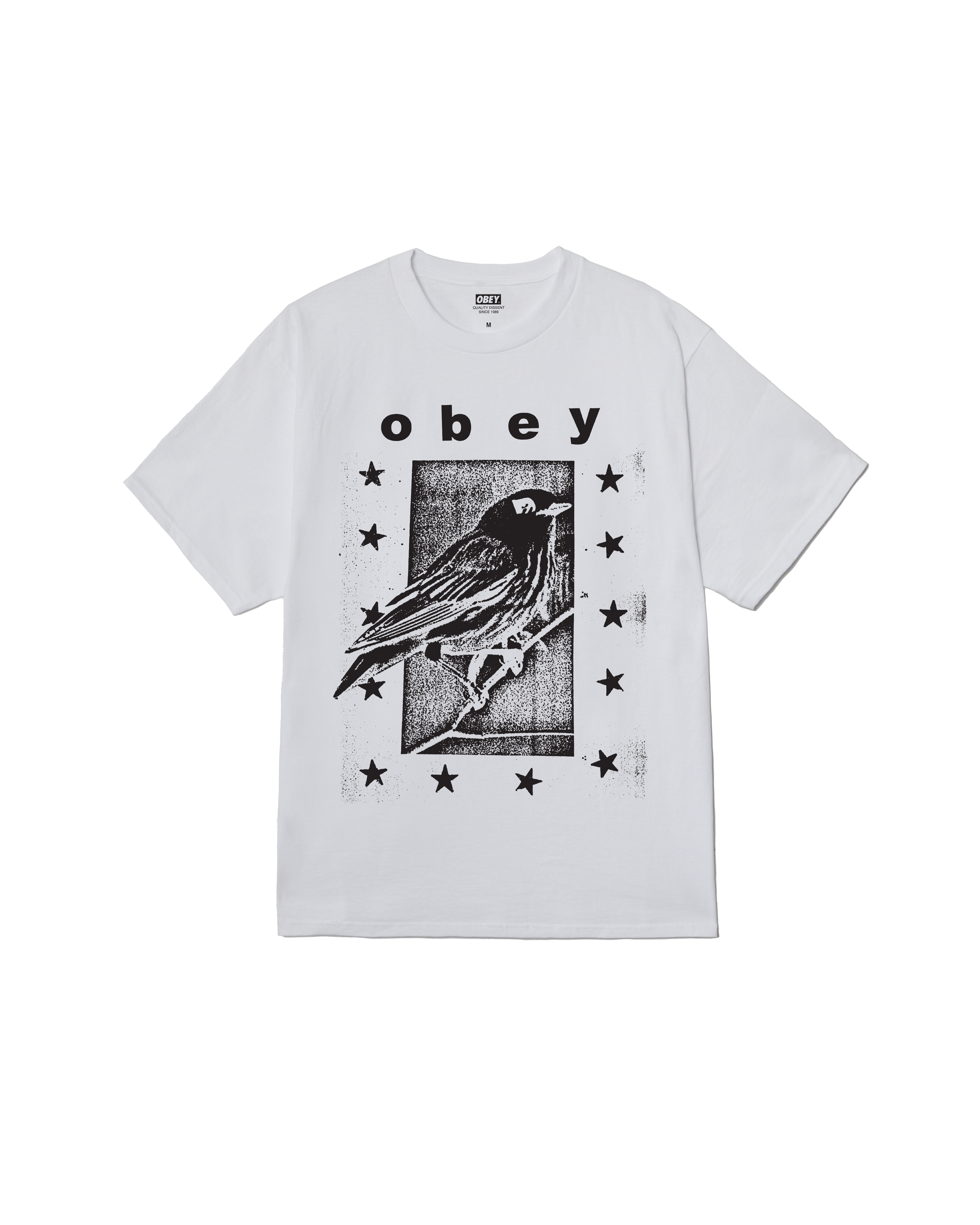 obey fly away classic t-shirt white (zoomed)