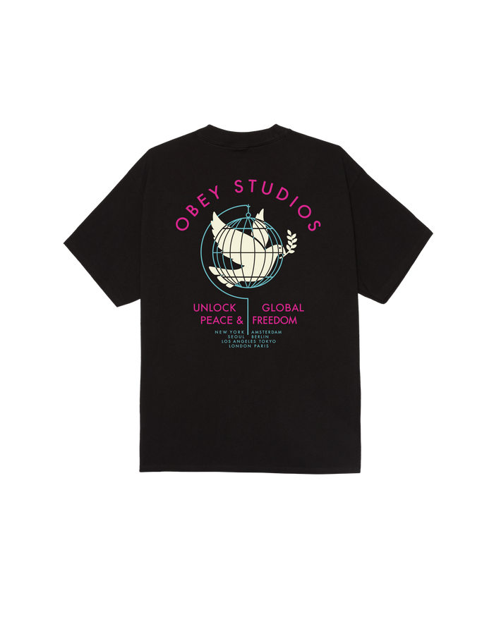 obey-unlock-peace-freedom-classic-t-shirt-black