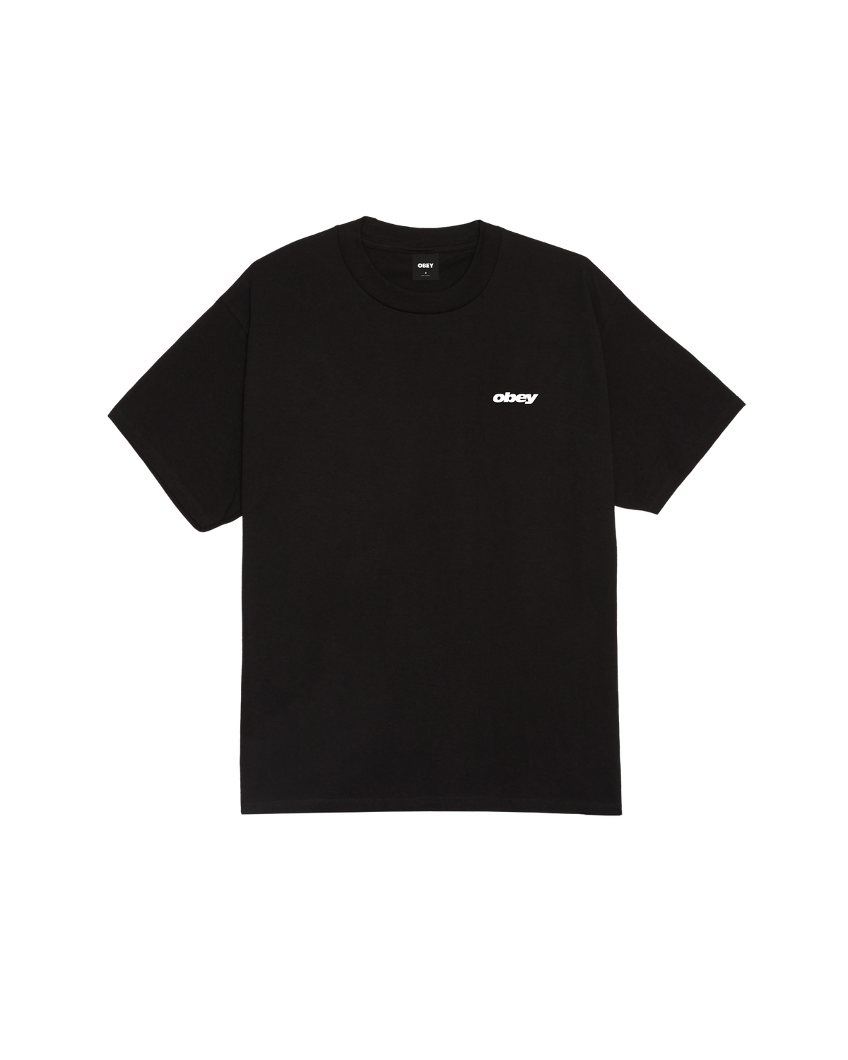 obey-real-spill-classic-t-shirt-black