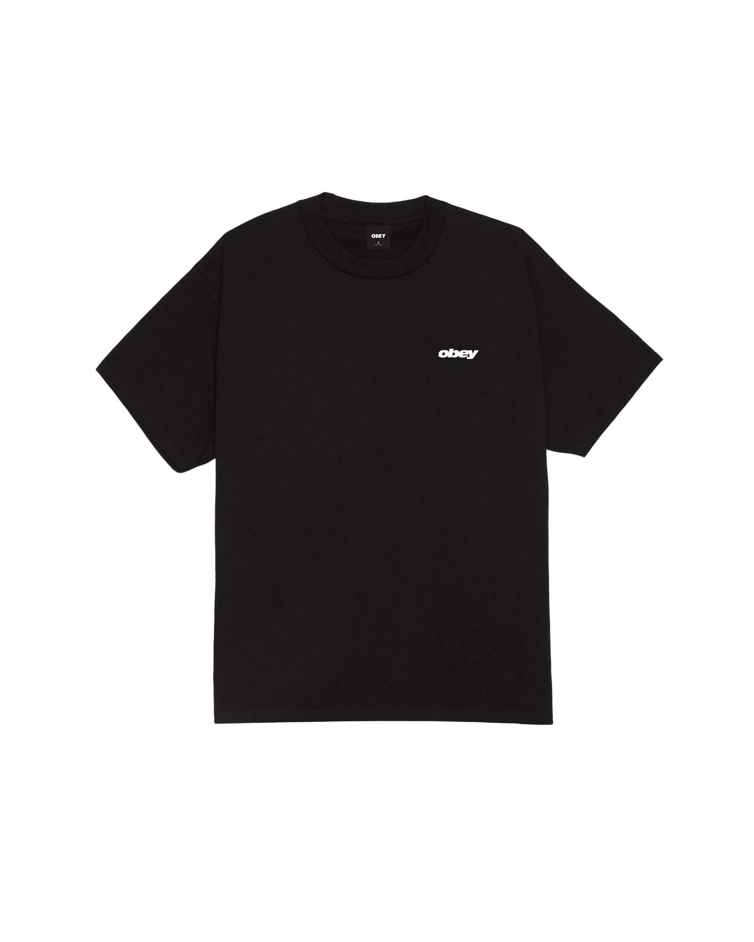 obey-real-spill-classic-t-shirt-black (zoomed)