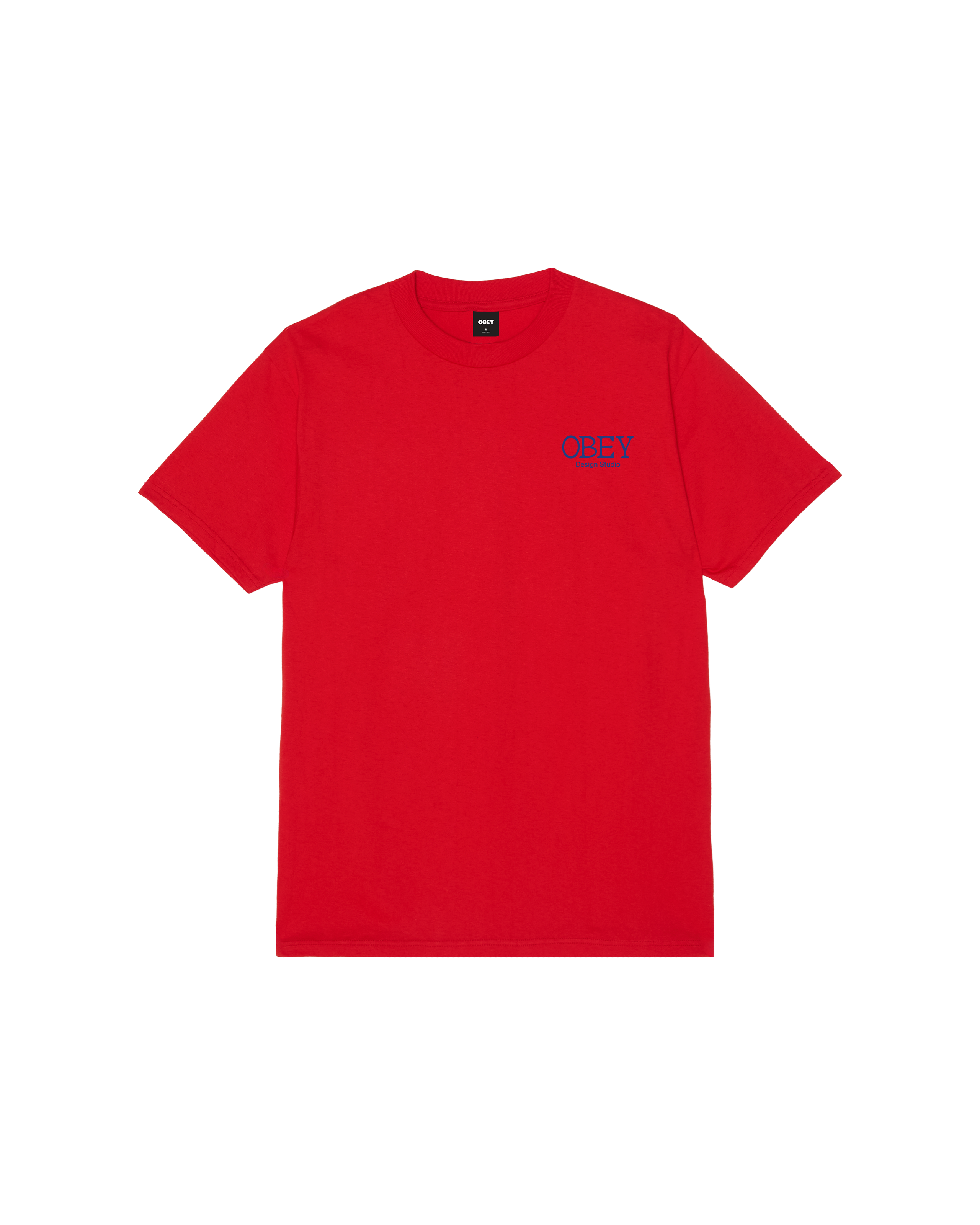 obey-lucky-cat-classic-t-shirt-red (zoomed)