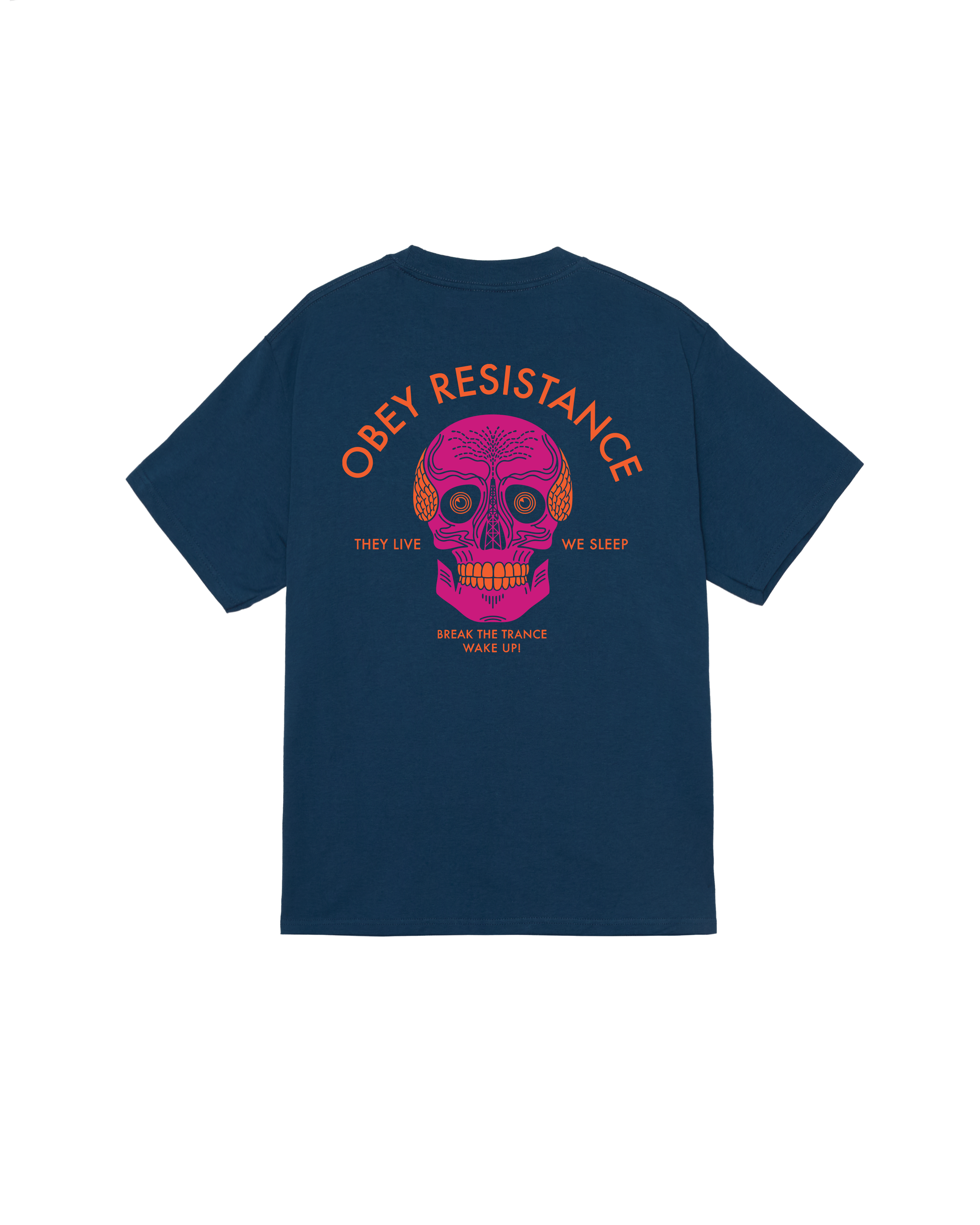 obey-resistance-skull-classic-t-shirt-harbor-blue (zoomed)