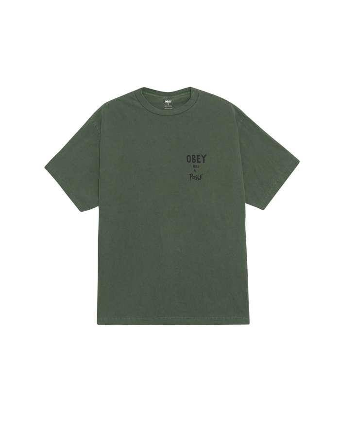 OBEY HAS A POSSE PIGMENT T-SHIRT - alternate view