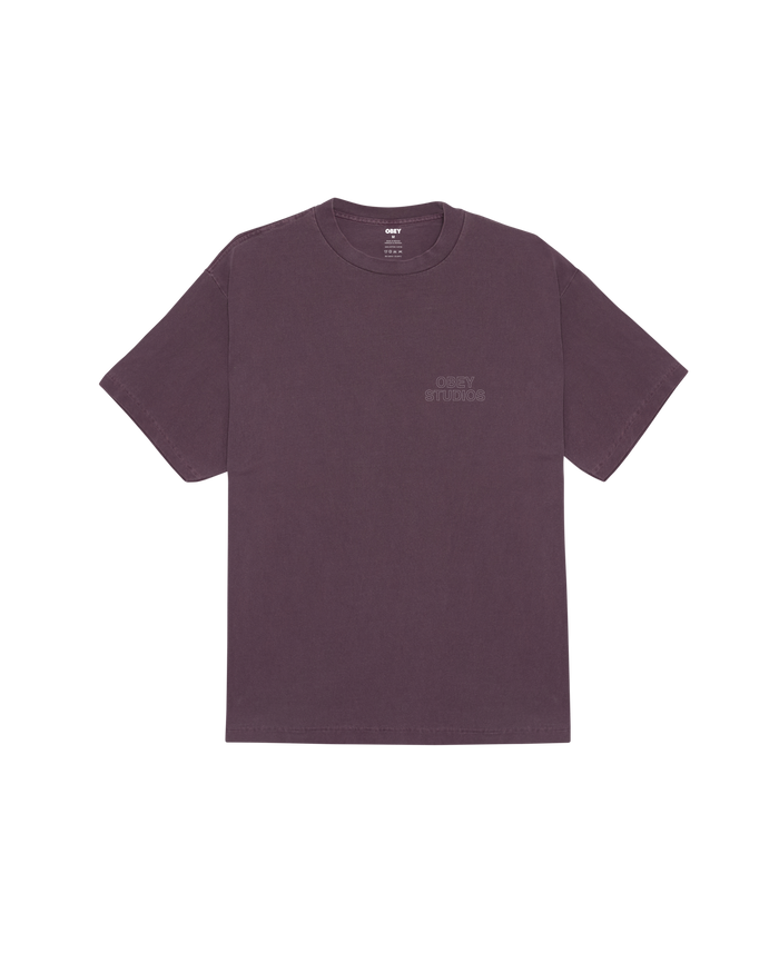 OBEY STUDIOS OUTLINE PIGMENT T-SHIRT - alternate view
