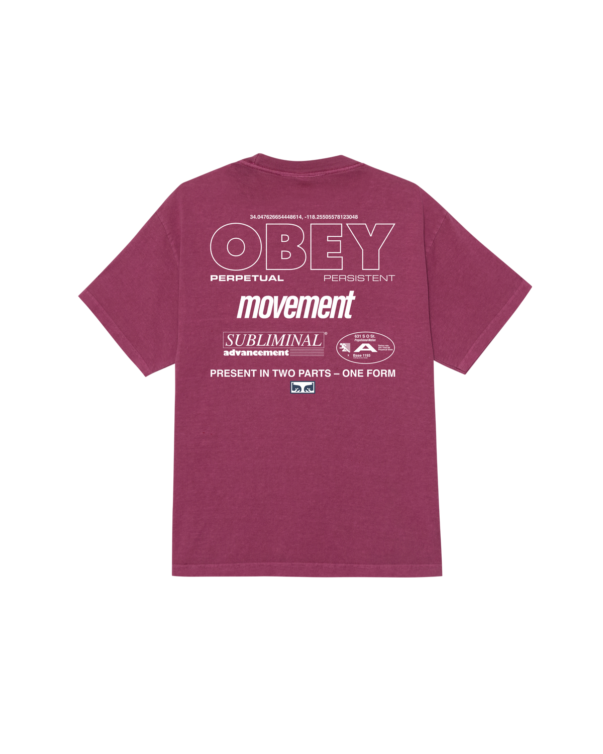 PERSISTENT MOVEMENT PIGMENT T-SHIRT