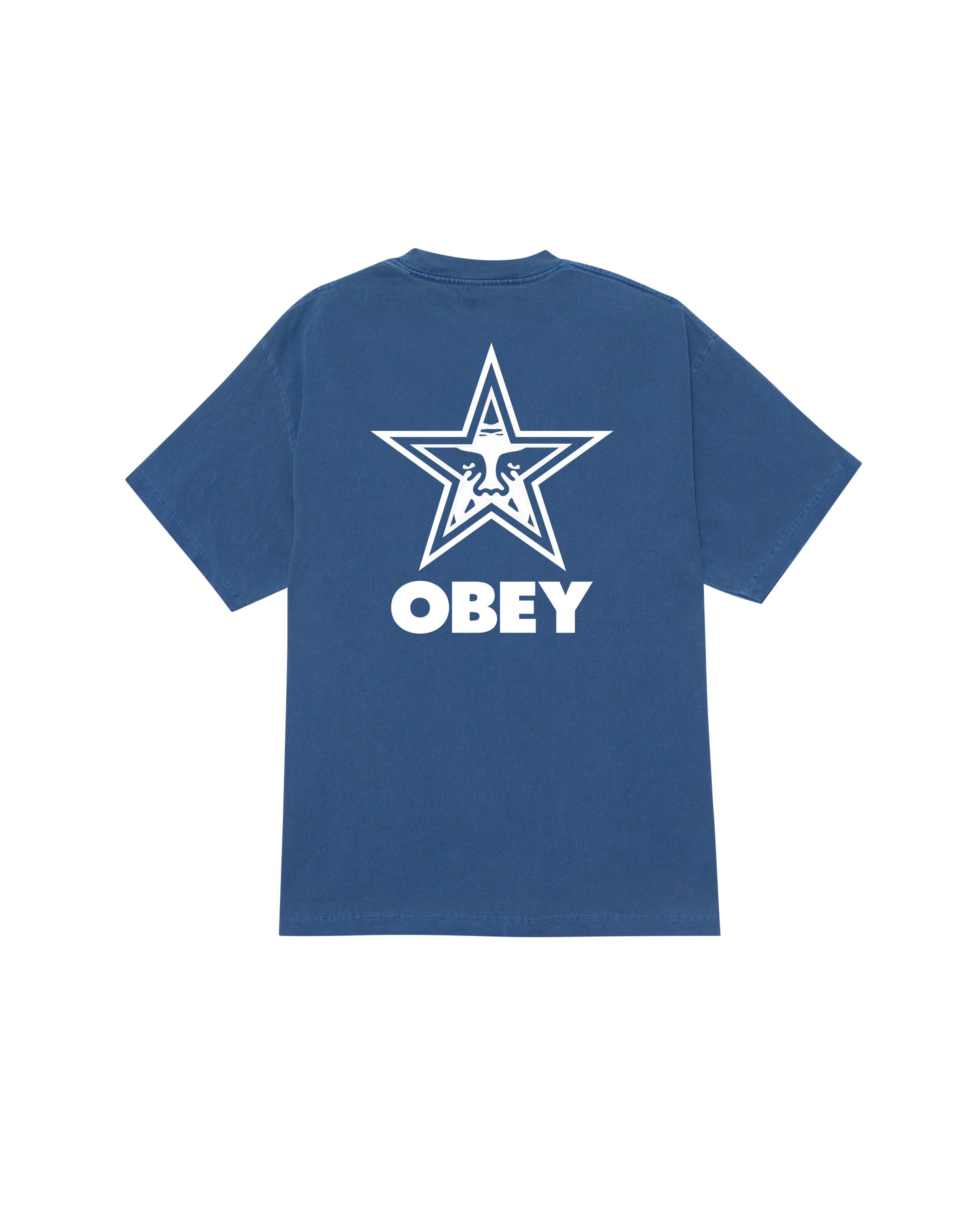 OBEY BOLD STAR PIGMENT T-SHIRT (zoomed)