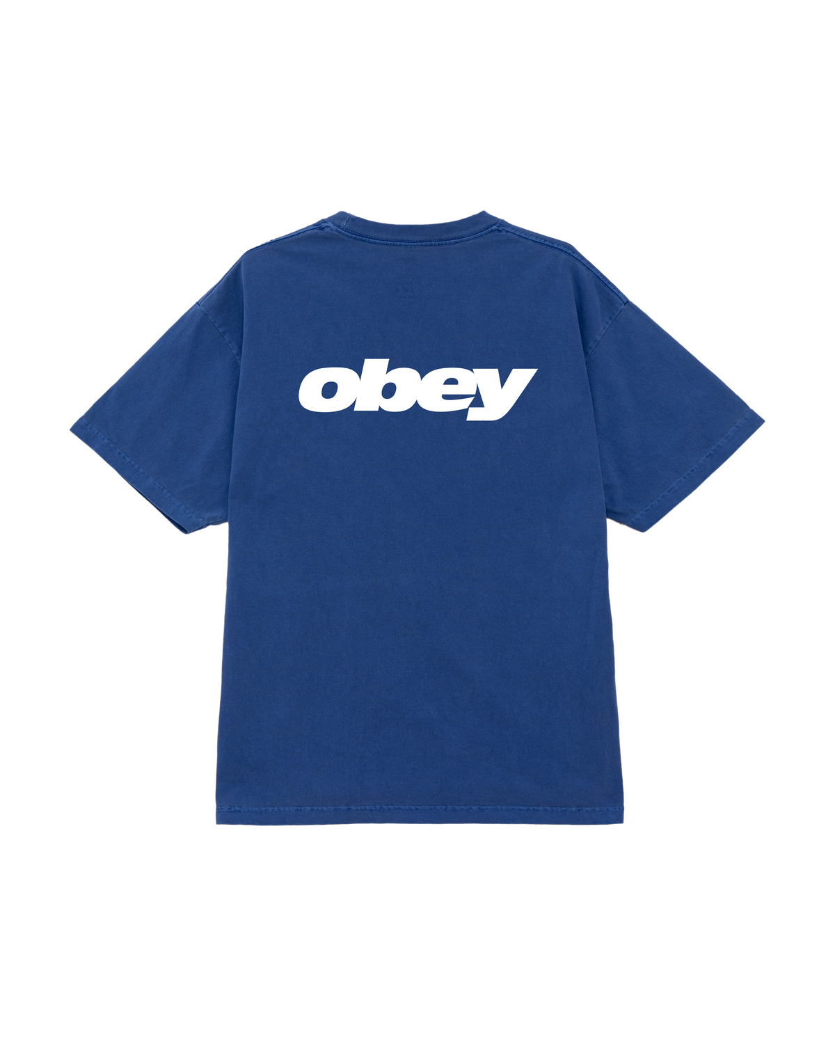obey bounce pigment t-shirt pigment electric indigo