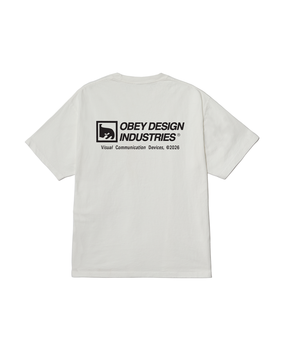 obey devices pigment t-shirt pigment vintage white