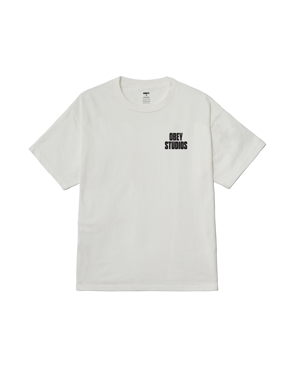 obey stamped pigment t-shirt pigment vintage white