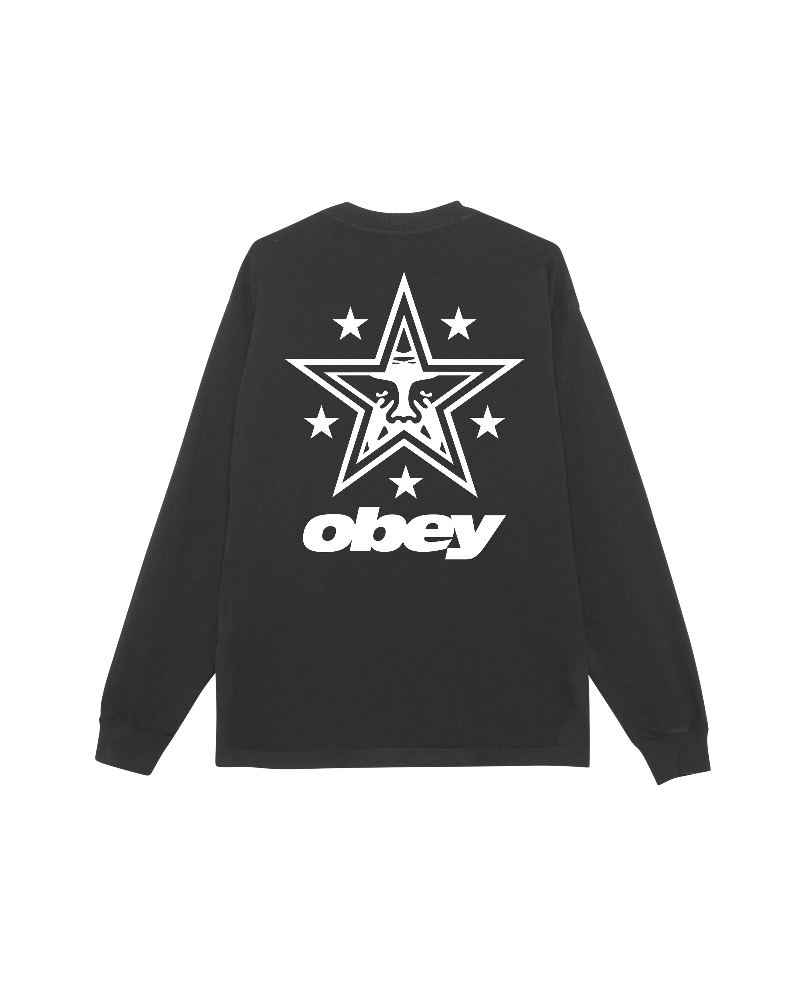 OBEY STAR PIGMENT LS T-SHIRT (zoomed)