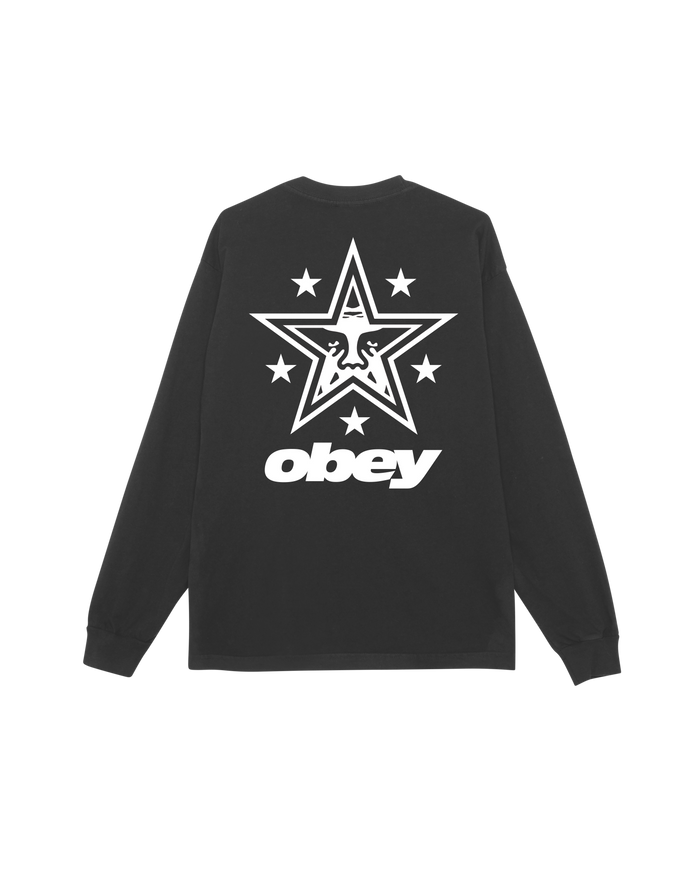 OBEY STAR PIGMENT LS T-SHIRT