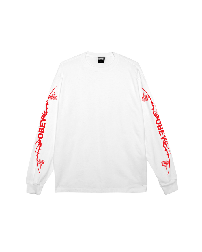 TRIBAL ROSE PIGMENT LS T-SHIRT