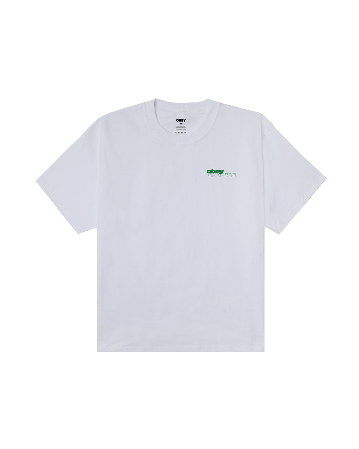 obey studios sport heavyweight t-shirt white
