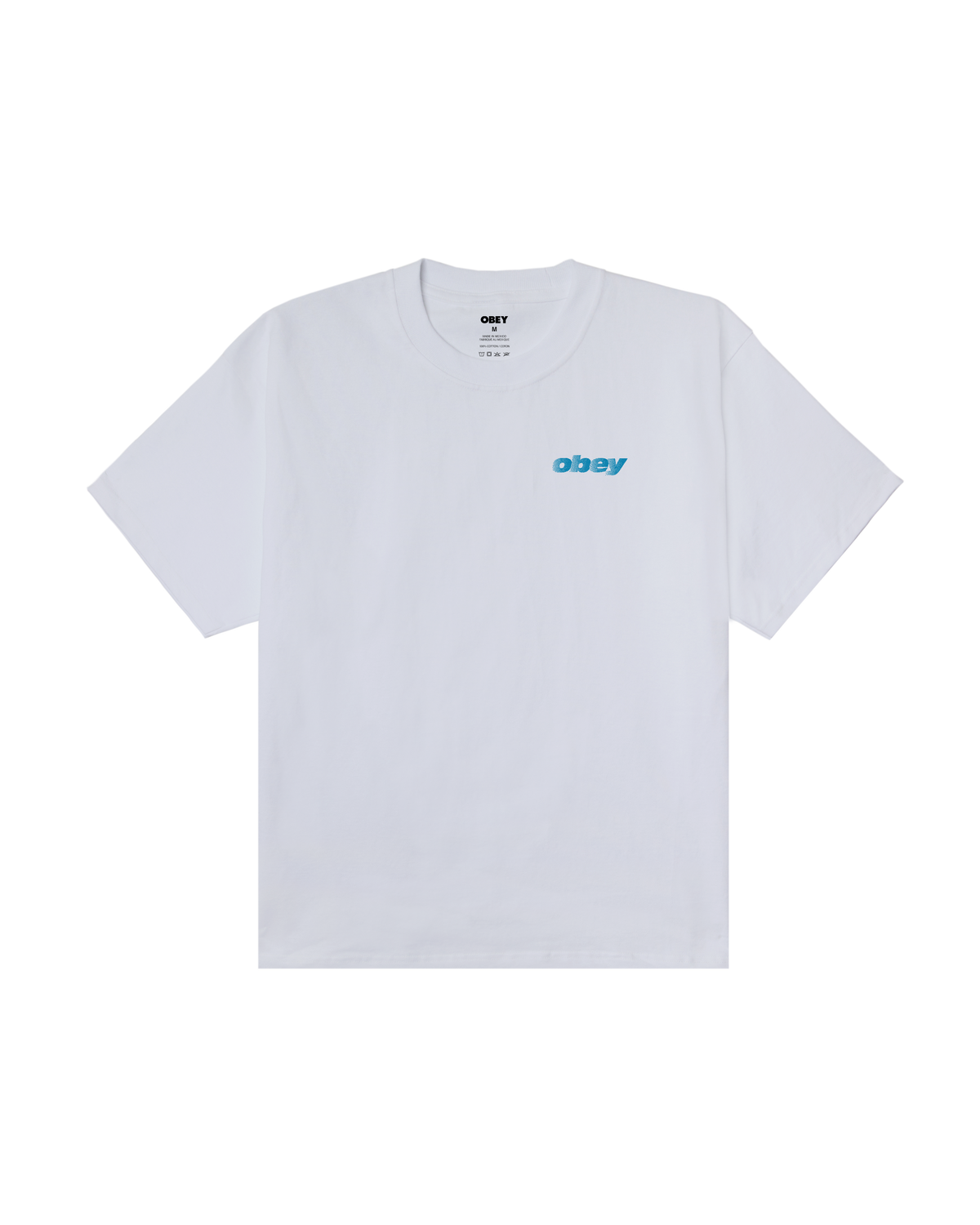 obey exports heavyweight t-shirt white