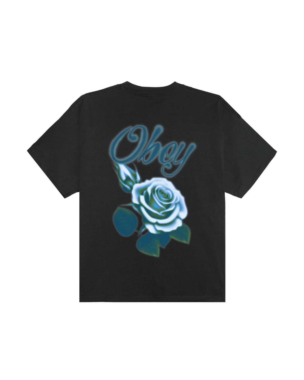 AIRBRUSHED ROSE HEAVYWEIGHT T-SHIRT