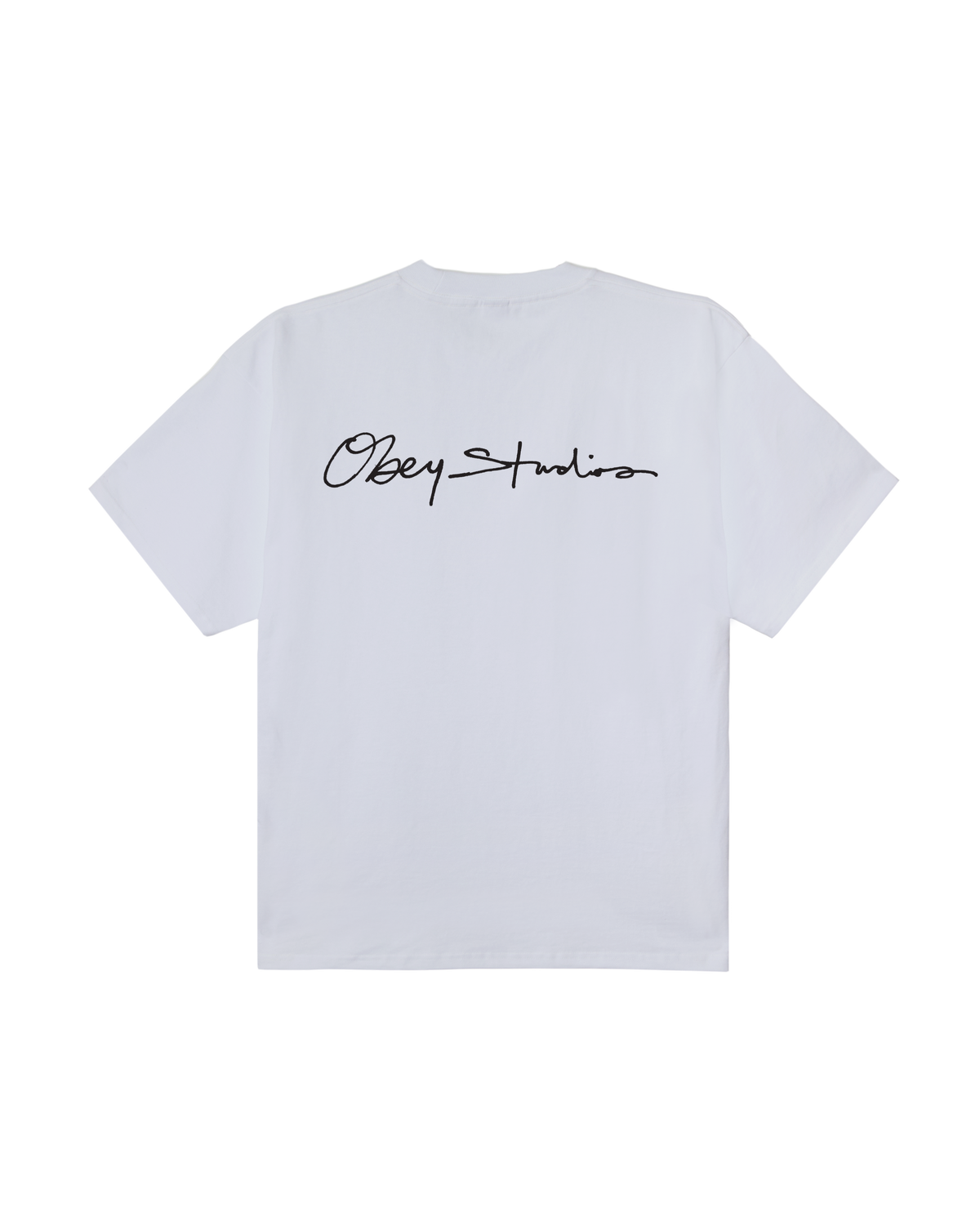 obey palm heavyweight t-shirt white