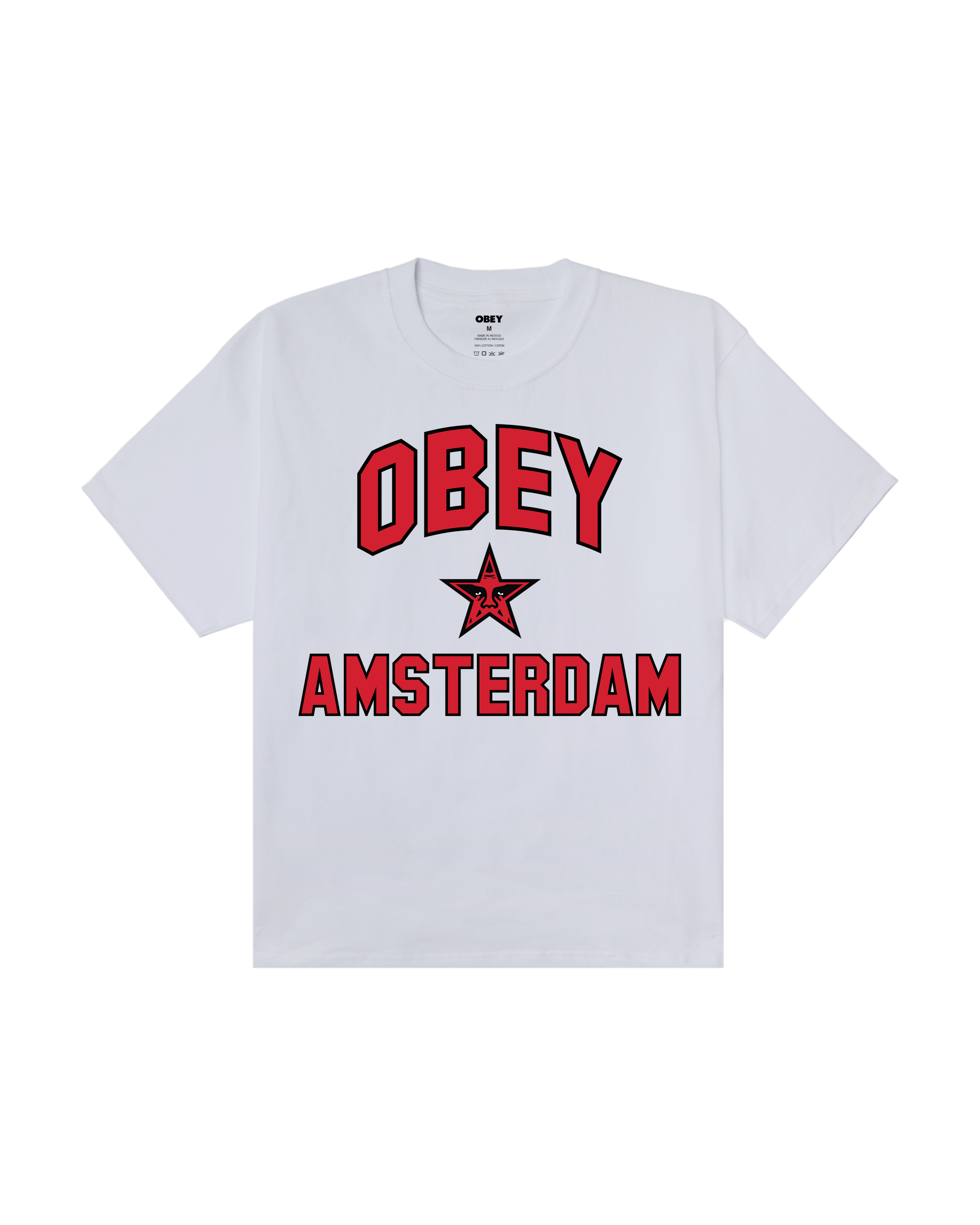 AMSTERDAM CITY STAR HEAVYWEIGHT T-SHIRT (zoomed)