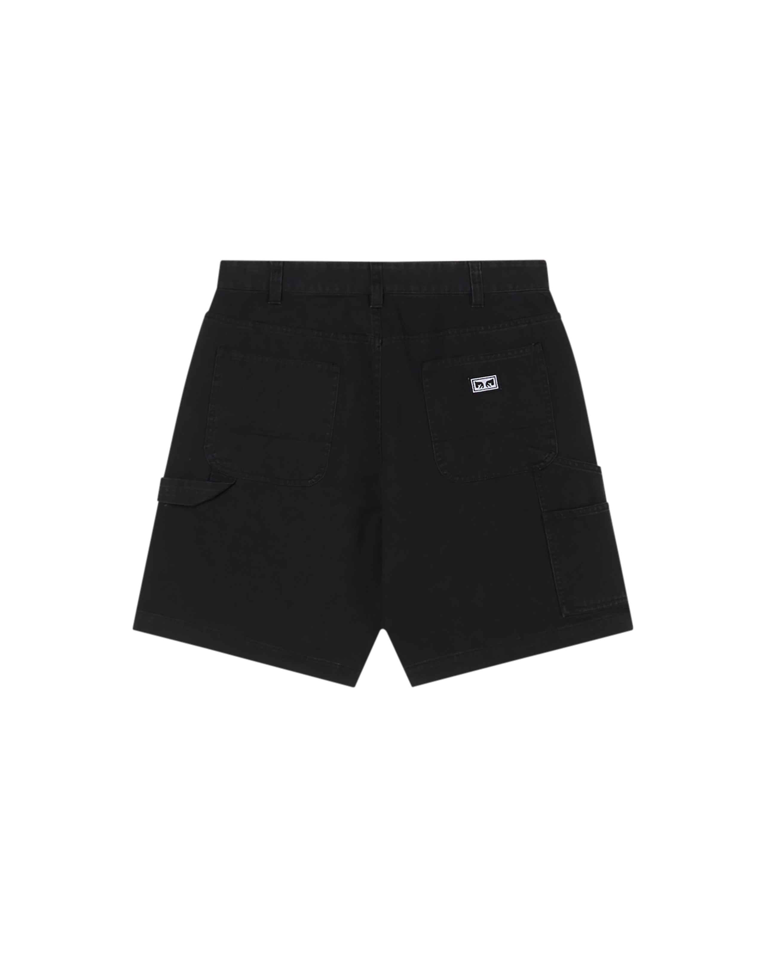 obey big timer carpenter short black faded wash (zoomed)