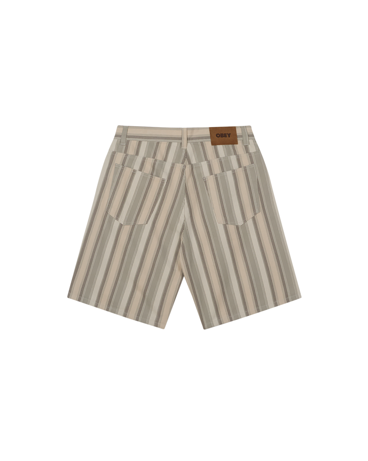 BAJA STRIPE BAGGY DENIM SHORT