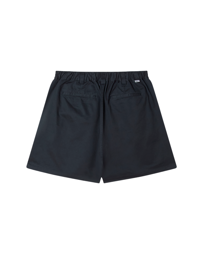obey-foster-pleated-short-black - alternate view