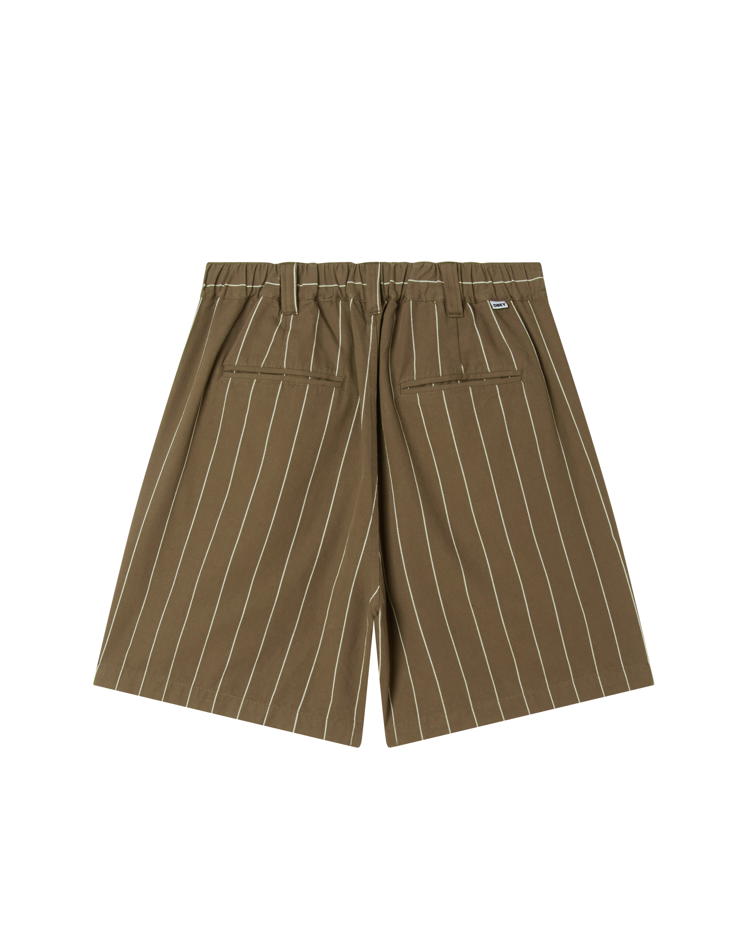 FOSTER STRIPE PLEATED SHORT (zoomed)