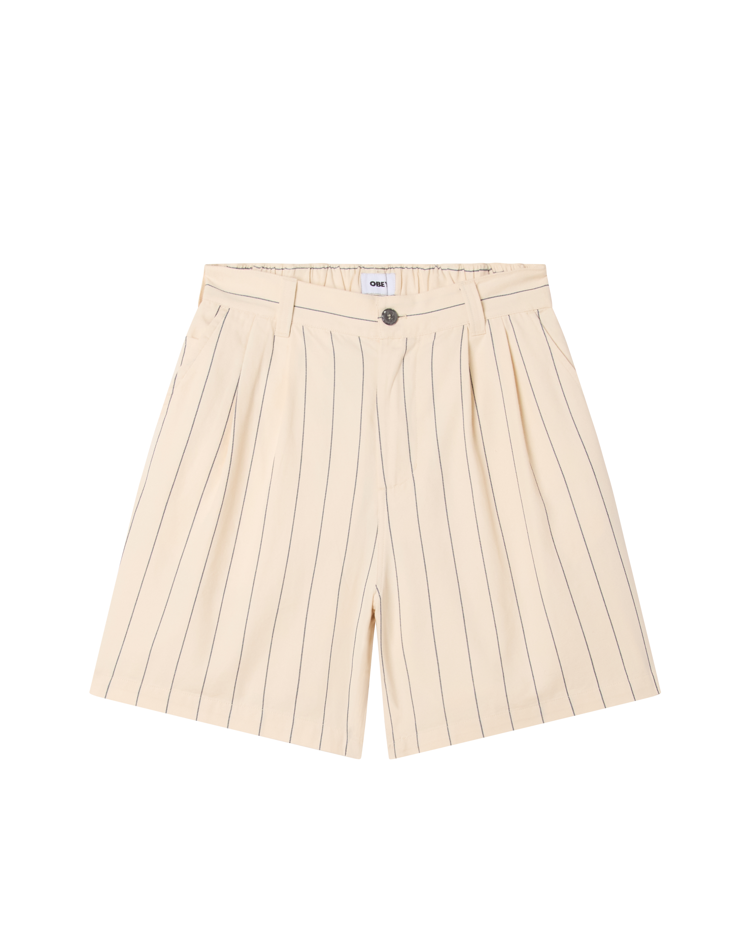 FOSTER STRIPE PLEATED SHORT (zoomed)