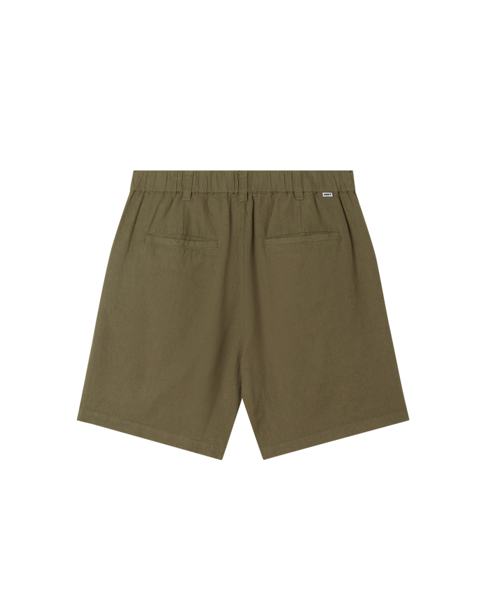 FOSTER PLEATED LINEN SHORT - alternate view