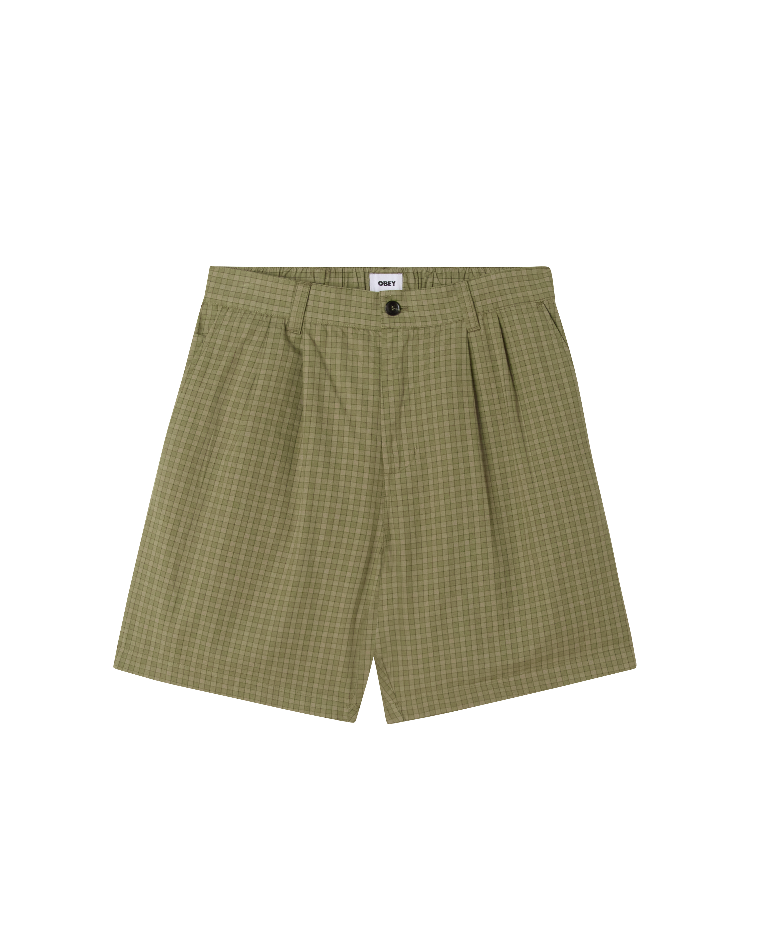 COEN PLEATED PLAID SHORT – OBEY CLOTHING