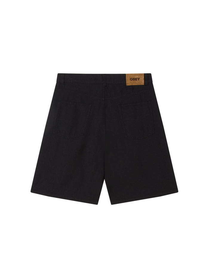 BAGGY LINEN DEVIN SHORT - alternate view