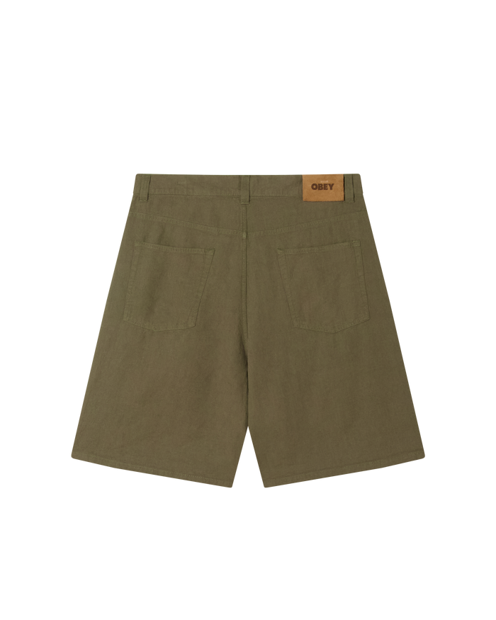 BAGGY LINEN DEVIN SHORT - alternate view