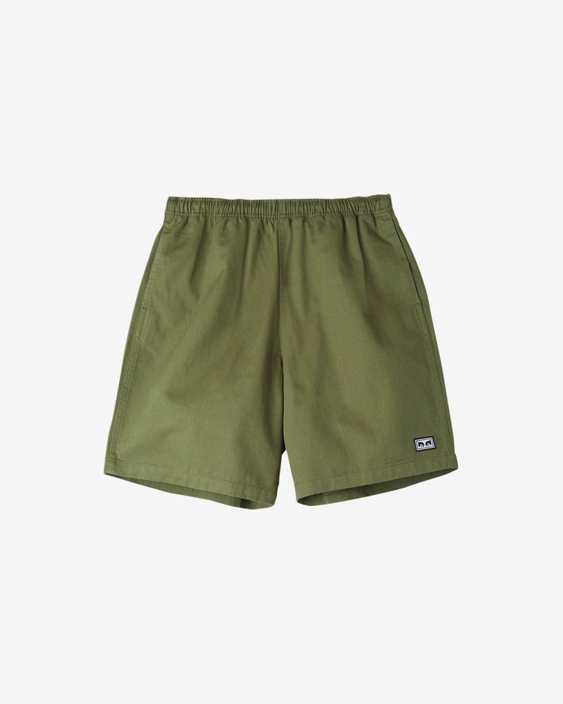 EASY RELAXED TWILL SHORT ARMY | OBEY Clothing