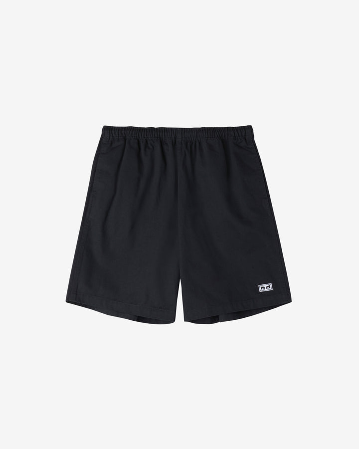 EASY RELAXED TWILL SHORT BLACK