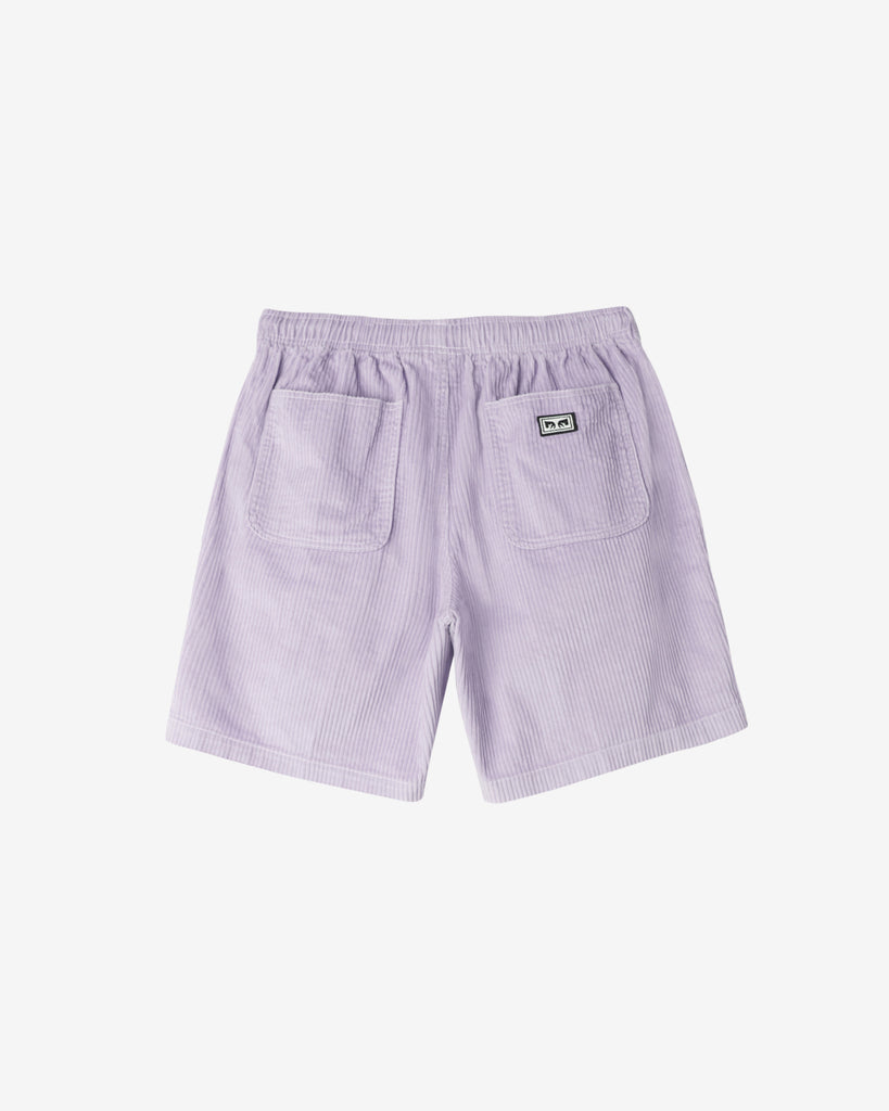 EASY RELAXED CORDUROY SHORT ORCHID PETAL | OBEY Clothing