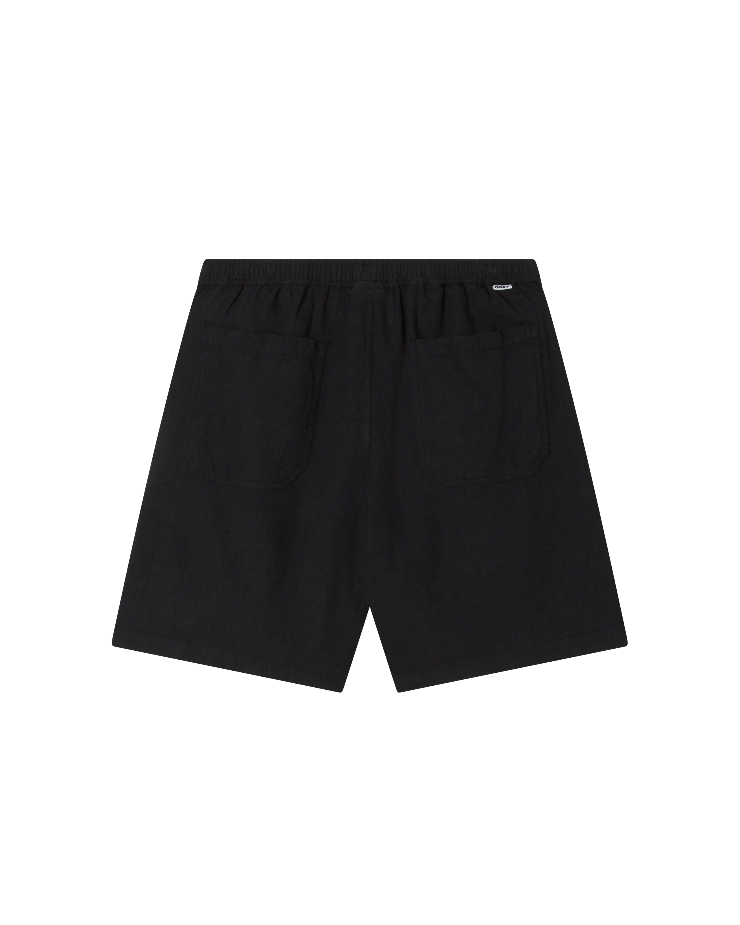 obey relaxer short black (zoomed)
