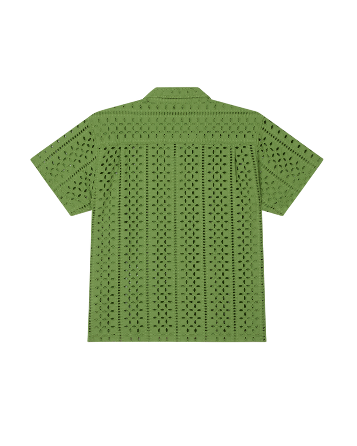 obey ayers ss shirt piquant green - alternate view