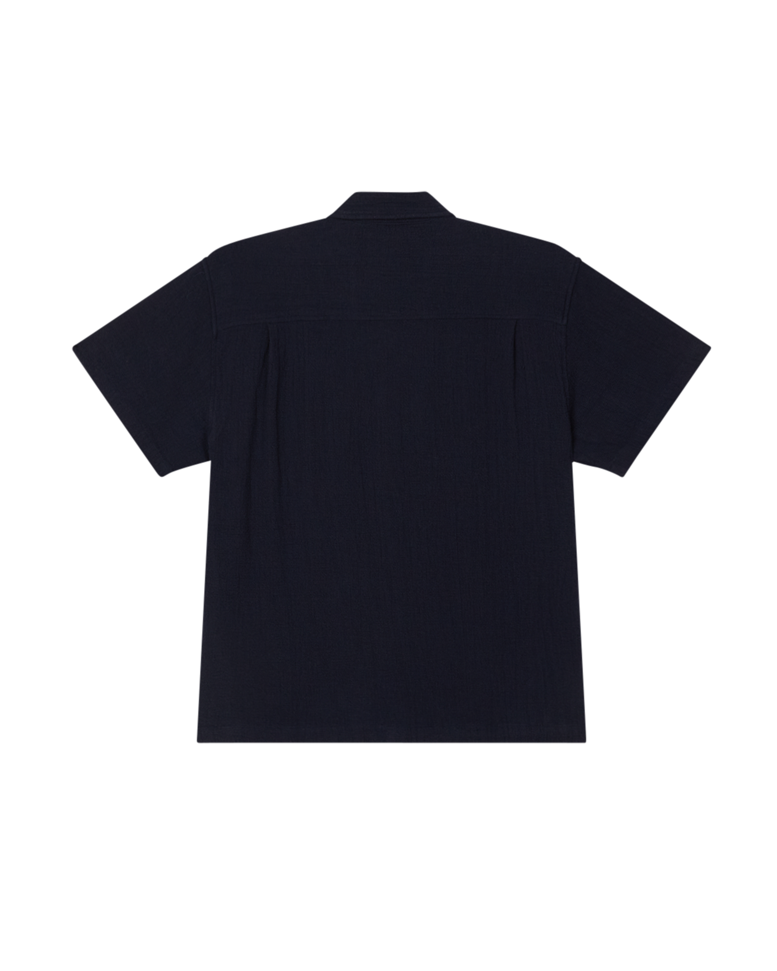 obey curtis ss shirt navy (zoomed)