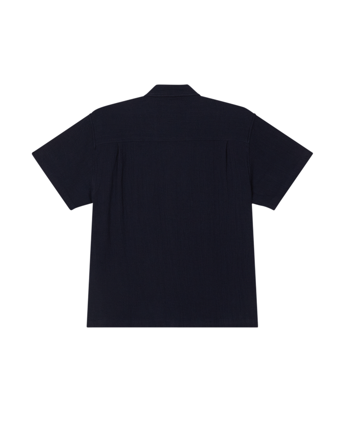 obey curtis ss shirt navy - alternate view