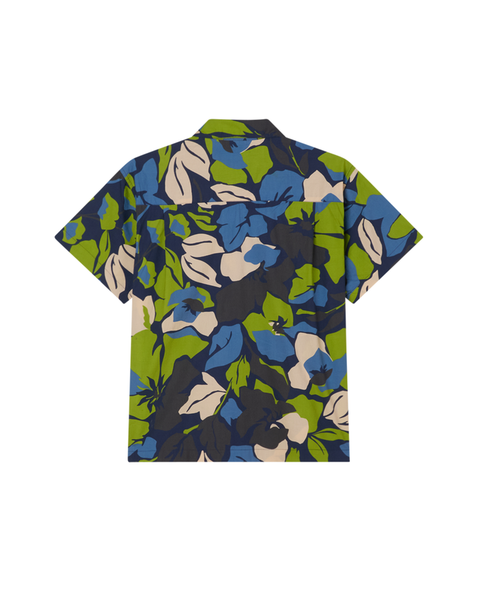 obey maxwell ss shirt navy multi