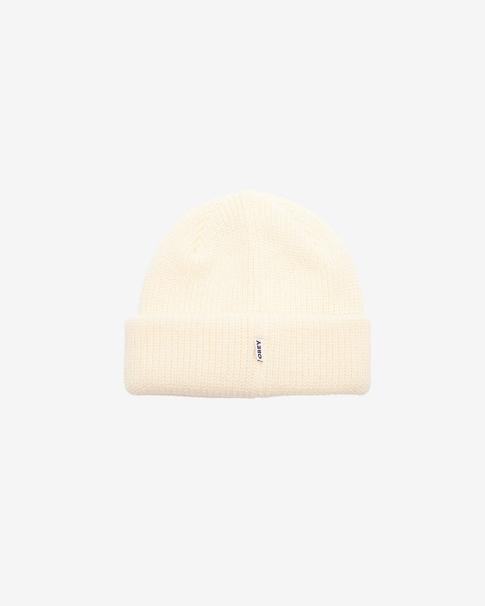 obey metal hyginen beanie unbleached - alternate view