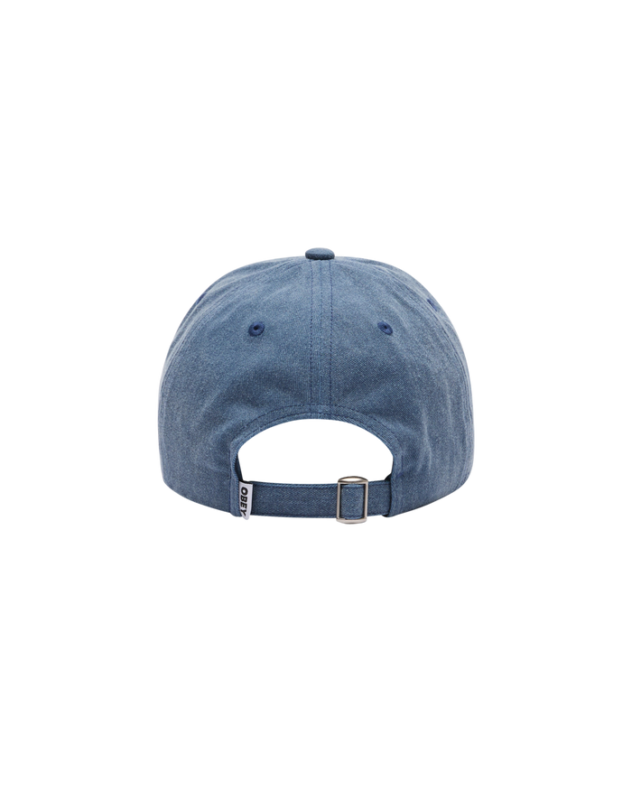 WASHED TWILL FLOWER STRAPBACK - alternate view