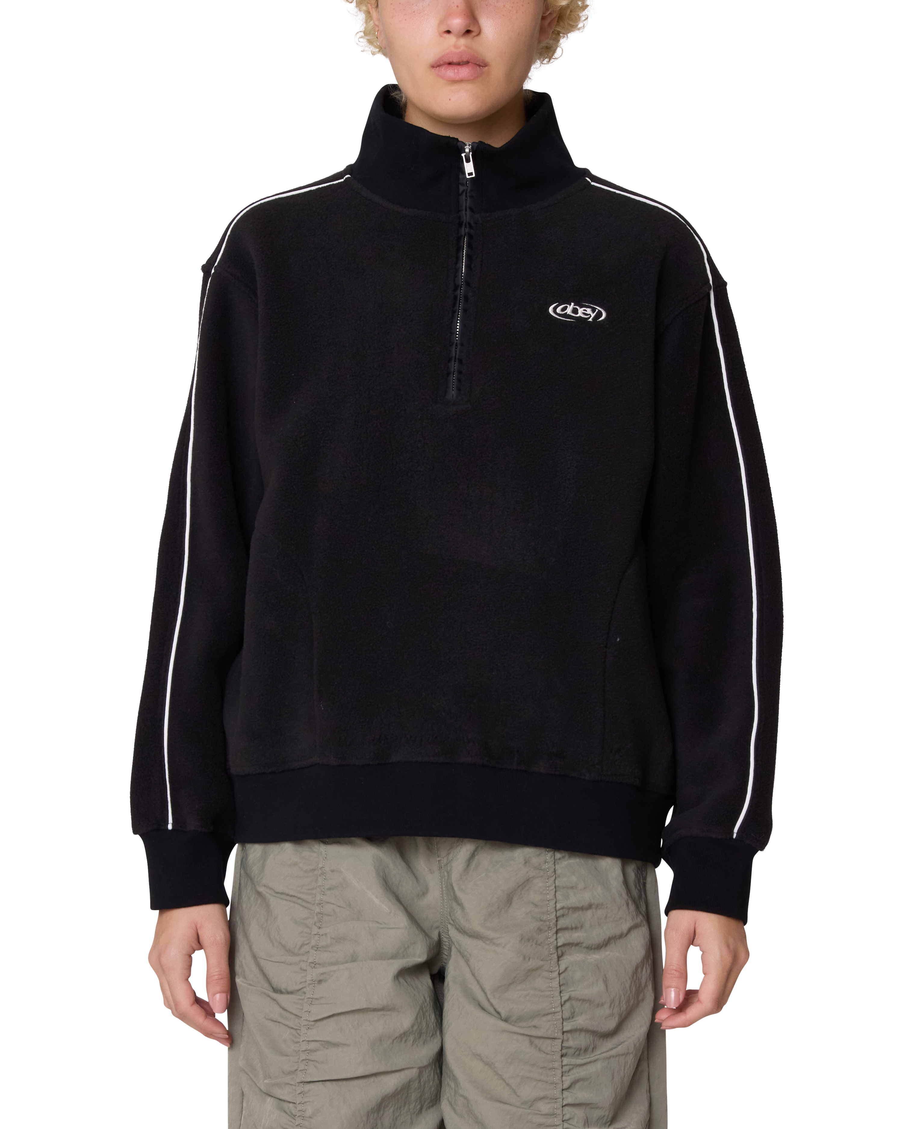 WATTS ZIP MOCKNECK – OBEY CLOTHING WATTS ZIP MOCKNECK – OBEY CLOTHING
