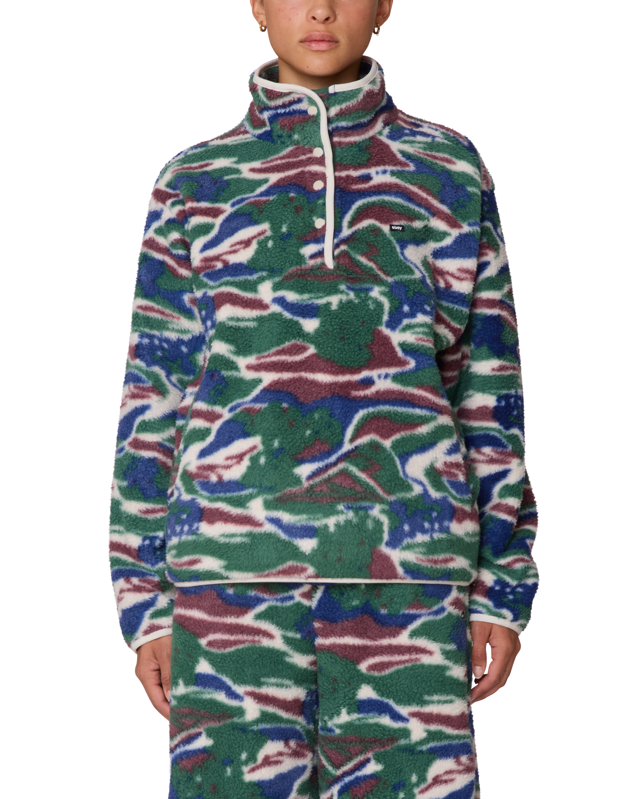 PASTURES MOCK NECK PULLOVER – OBEY CLOTHING