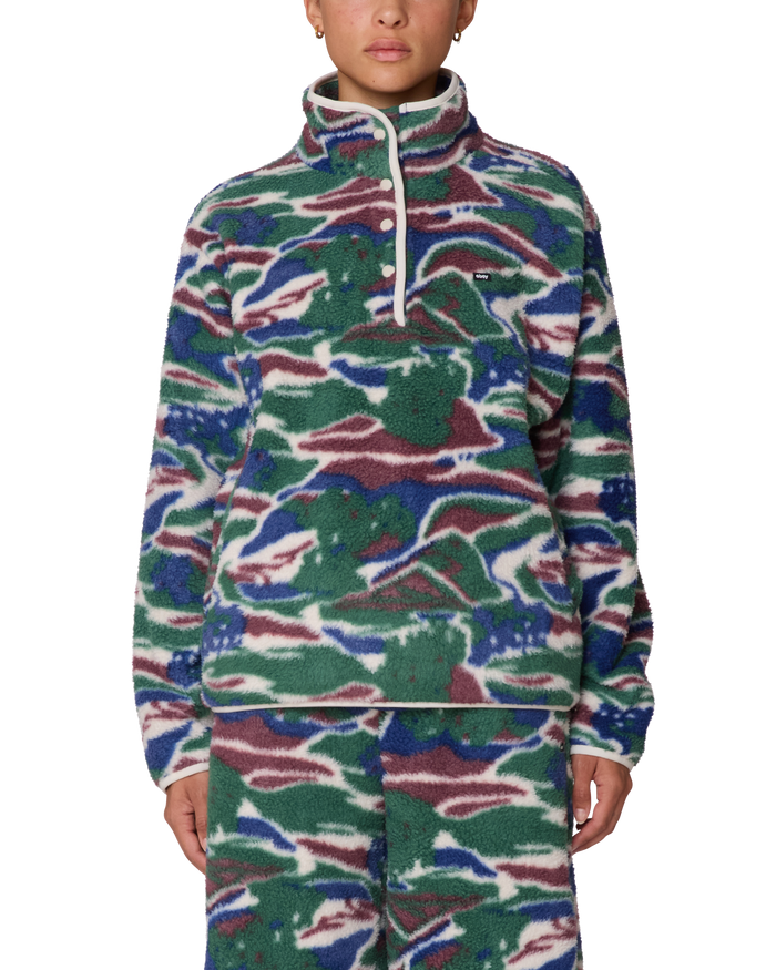 PASTURES MOCK NECK PULLOVER