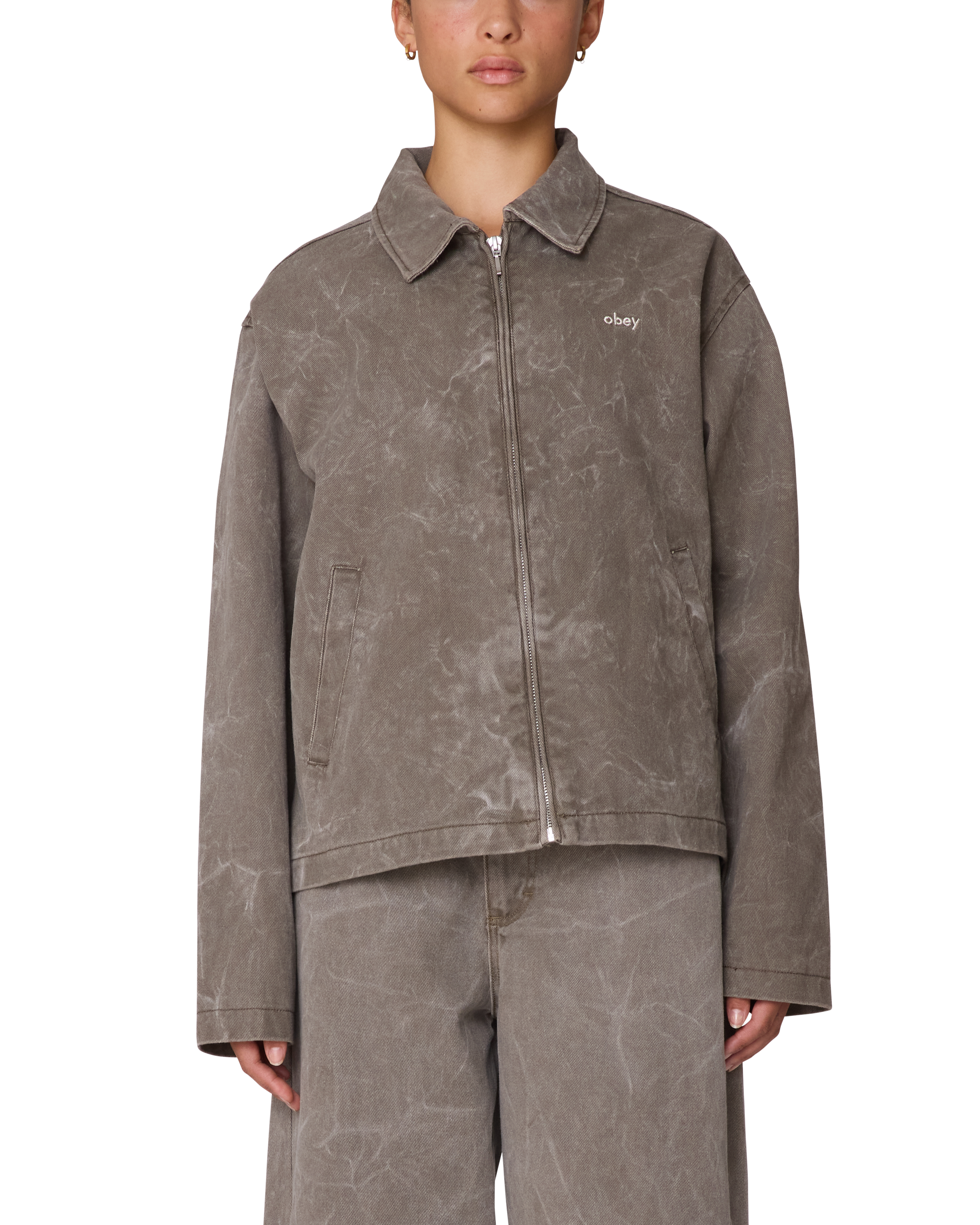 じょー obey woolスタジアムJKT blk/size_M DONOVAN JACKET – OBEY CLOTHING