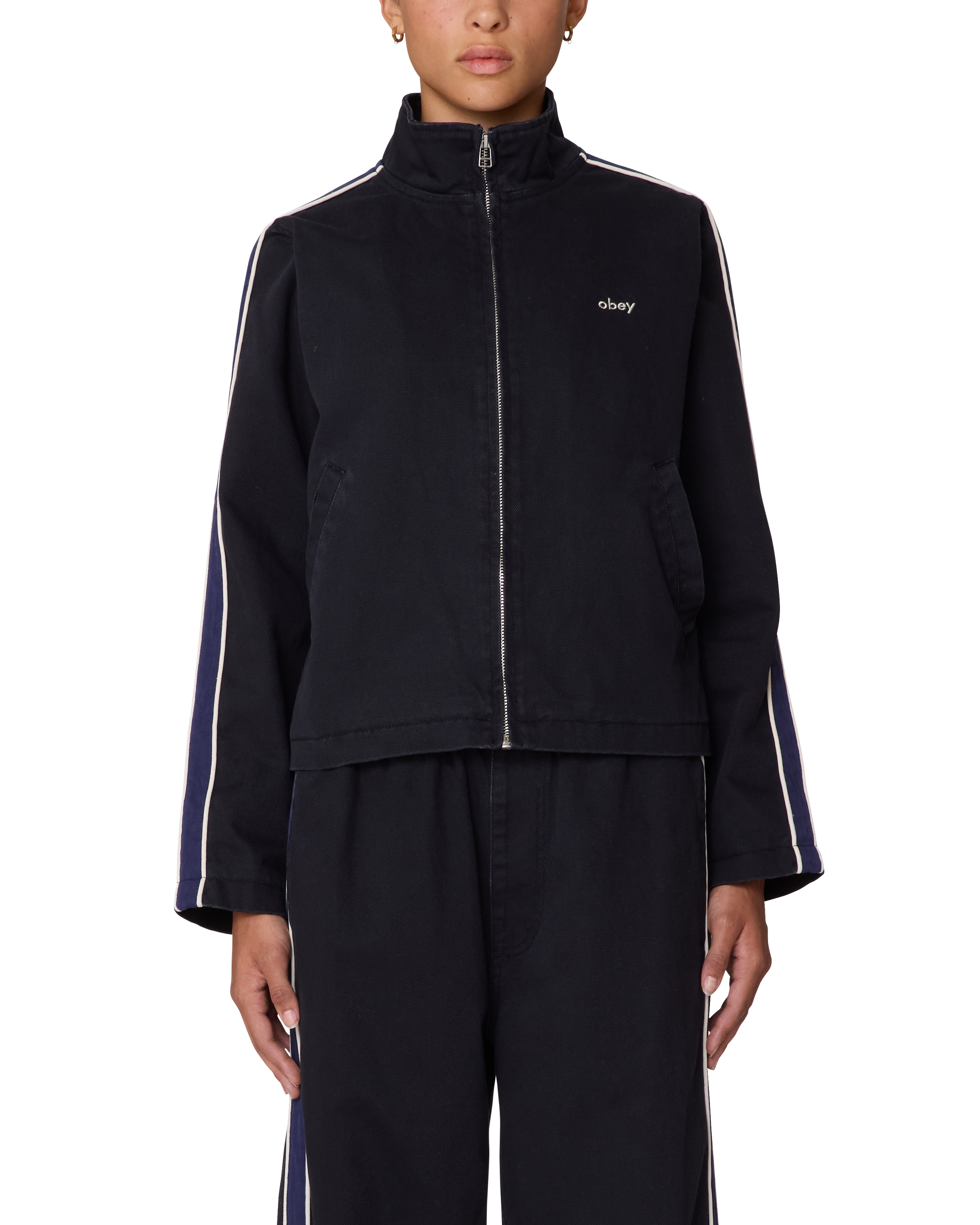 ASTRID STRIPE JACKET – OBEY CLOTHING