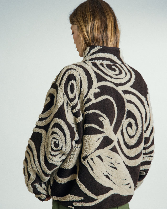 SWIRLS JACQUARD JACKET - alternate view